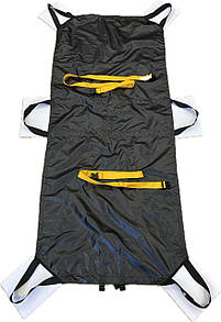 М’які евакуаційні ноші з 6 ручками RSMH 80×196 см (чорні)