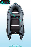 Хорошая надувная моторно-килевая лодка AVALON 310 пвх, Пятиместная лодка с транцем для рыбалки охоты туризма