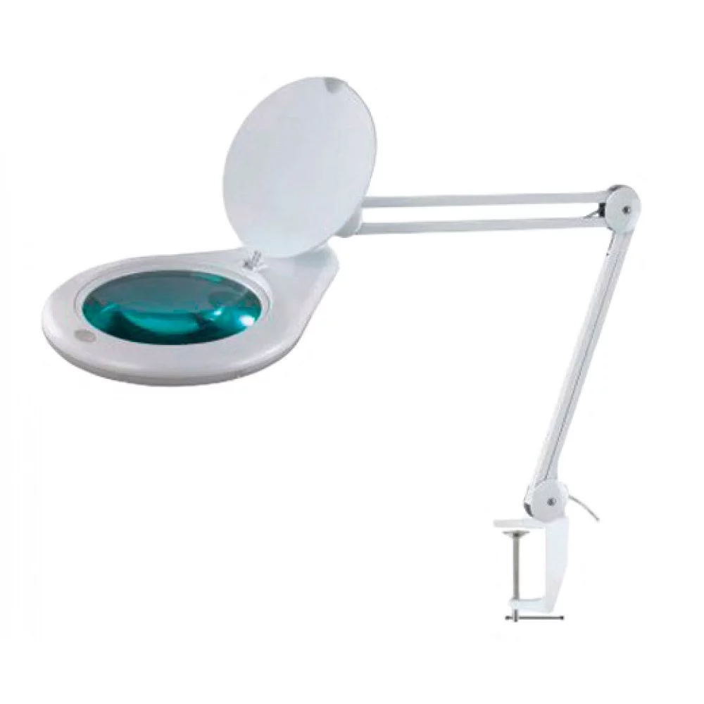 Настільна лупа з підсвіткою Bourya 8062D3, LED-підсвітка 5 діоптрій, 180 мм діаметр