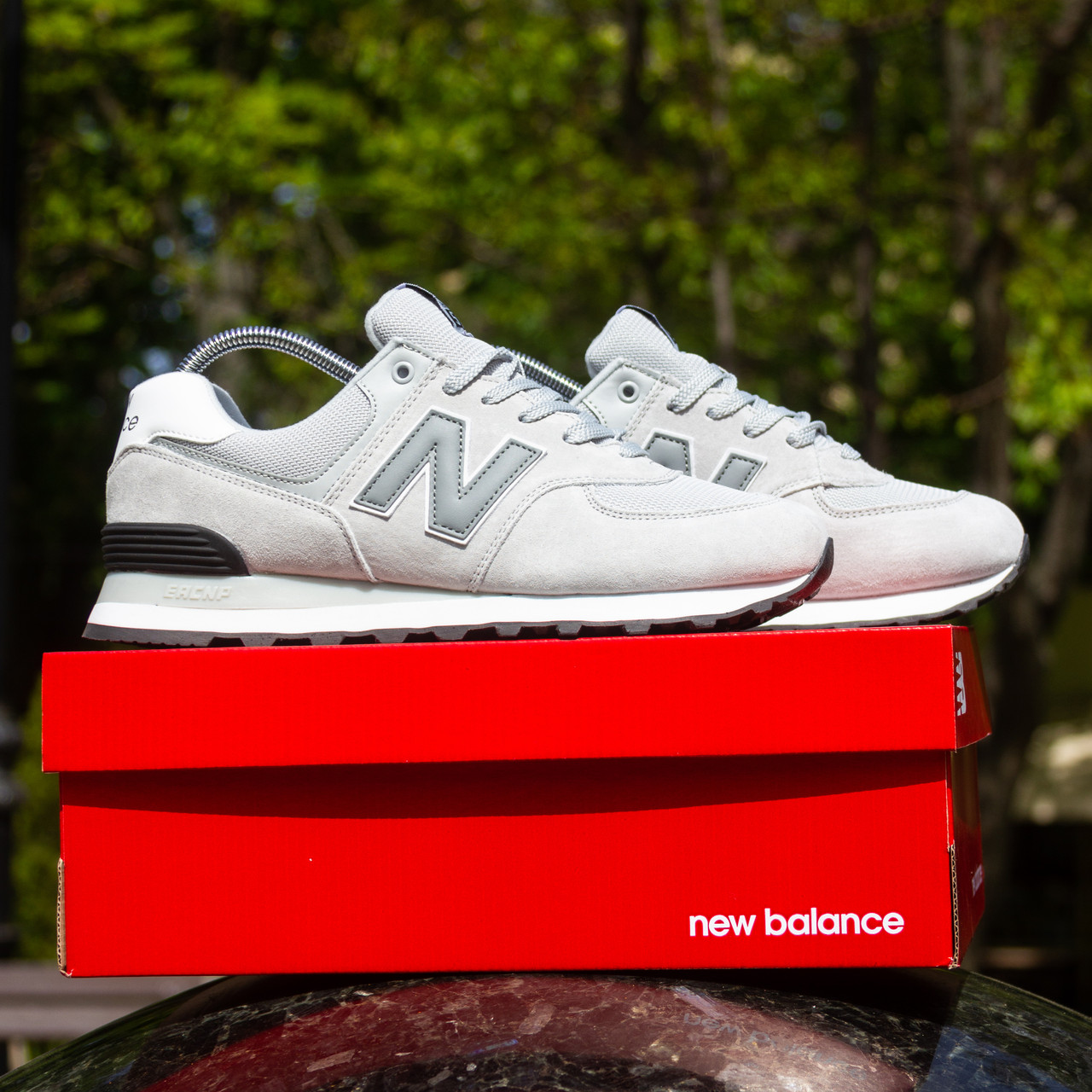 РОЗПРОДАЖ Чоловічі Кросівки New Balance 574 сірі ню беленс