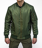 Куртка бомбер МА-1 зелений 1134