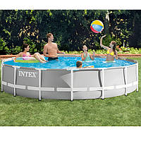 Каркасный бассейн для дома с лесенкой Intex 427 x 107 см Бассейн с насосом (Каркасные бассейны) Бассейны