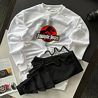Костюм Jurassic park колір чорний , білий