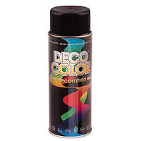 Deco Color Фарба аероз. 400ml Decoration/чорний мат (720156)