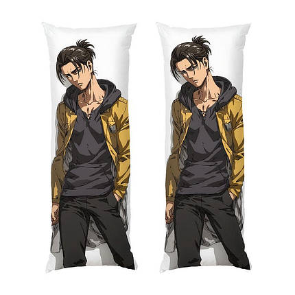 Дакімакура подушка-обіймашка «Eren Yeager. Attack on Titan. Dakimakura anime», фото 1