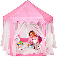 Детская Палатка - домик игровой для дома и сада Kruzzel (23869) Pink