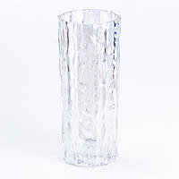 Ваза для цветов больших букетов 28.5 (см) декоративная ваза Ø 10.5 (см) для интерьера стеклянная высокая