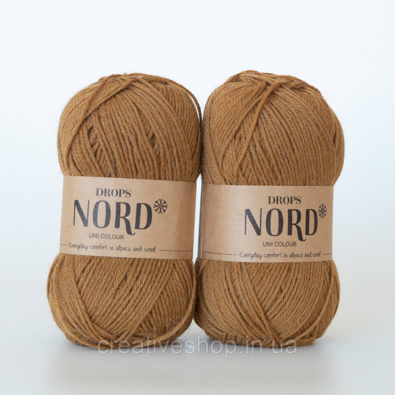 Пряжа Drops Nord Uni colour (колір 23 caramel)