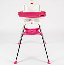 Стільчик для годування Doloni (03220/1) до 15 кг. Рожевий, фото 2