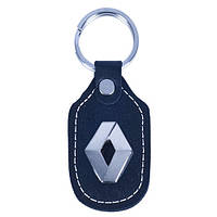 Брелок шкіряний простий RENAULT (шкіряний простий RN)