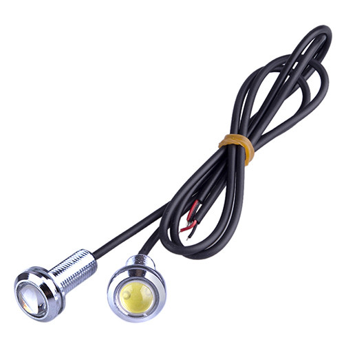 Болти для кріплення номера з підсвіткою 18-COB 12V хромовані 2 шт. White (AG-60338)