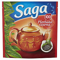 Чай черный Saga 140 г 100 пакетиков