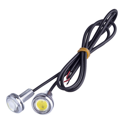 Болти для кріплення номера з підсвіткою 23-COB 12V хромовані 2 шт. White (AG-60340)