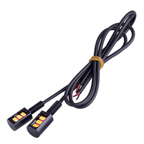 Болти для кріплення номера з підсвіткою 5630-3SMD 12V чорні 2 шт. Yellow (AG-5630-3SMD Y)