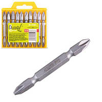 Набір біт магнітних двосторонніх для шурупокрута PH2 65 мм, S2 (10 шт.) (SB-22065) Alloid