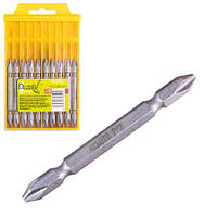 Набір біт магнітних двосторонніх для шурупокрута PH2 75 мм, S2 (10 шт.) (SB-22075) Alloid