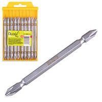 Набір біт магнітних двосторонніх для шурупокрута PH2 100 мм, S2 (10 шт.) (SB-22100) Alloid