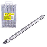 Набір біт магнітних двосторонніх для шурупокрута PH2 120 мм, S2 (10 шт.) (SB-22120) Alloid