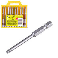 Набір біт магнітних для шурупокрута PH2 65 мм, S2 (10 шт.) (SB-12065) Alloid