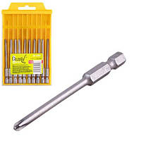 Набір біт магнітних для шурупокрута PH2 75 мм, S2 (10 шт.) (SB-12075) Alloid