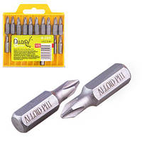 Набір біт магнітних для шурупокрута PH1 25 мм, S2 (20 шт.) (SB-25010) Alloid