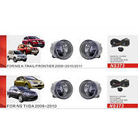 Туманки, доп.свет Ниссан Tiida 2009-10, Murano 2009-12, X-Trail 2008-10, H11-12V55W, с проводкой