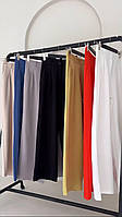Жіночі лляні штани палаццо, 42/44, 46/48, 50/52, велика палітра кольорів