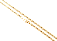 Цепочка Xuping Позолота 18K "Плетение Париджина с узором" длина 45см х 3мм
