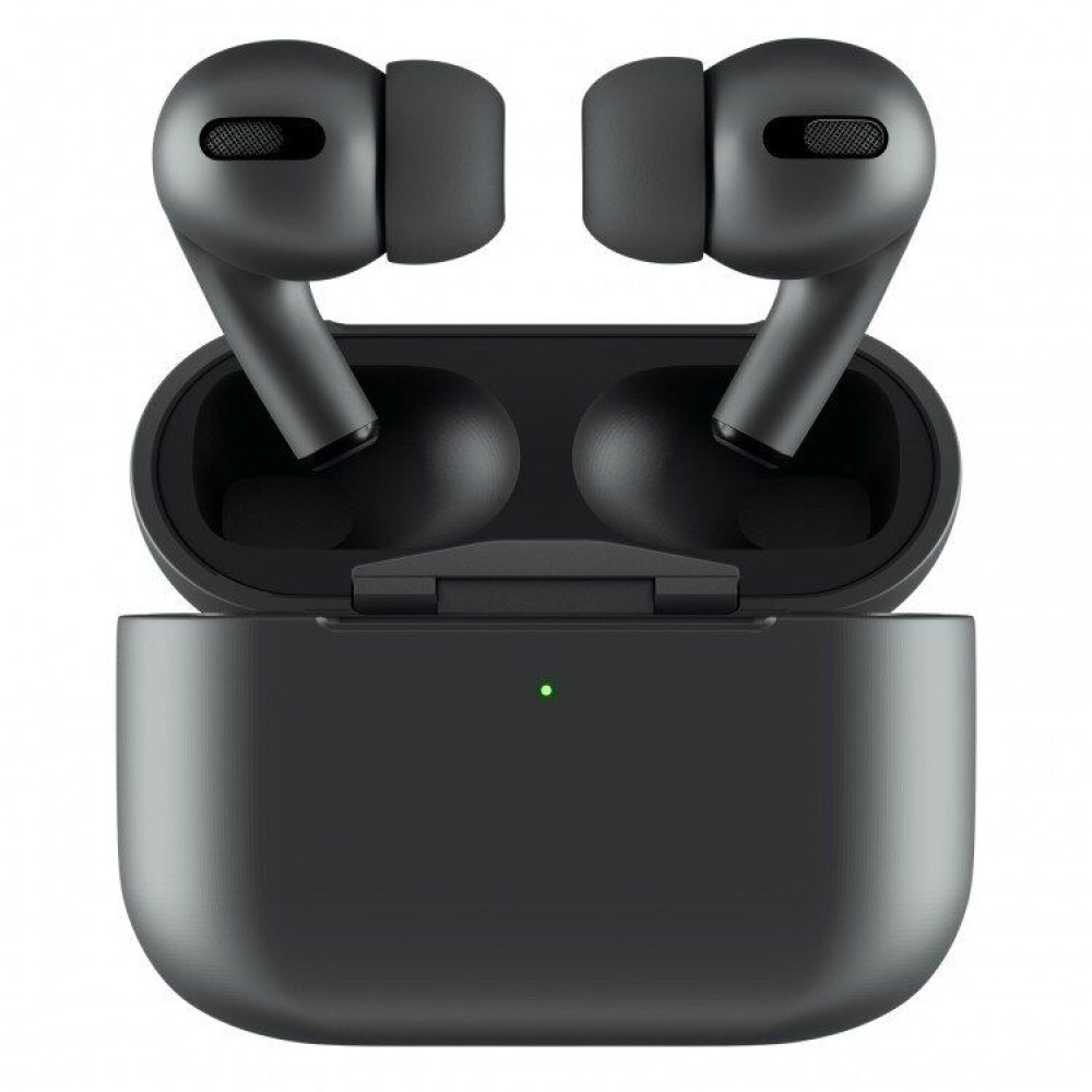 Безпровідні навушники в кейсі Apple AirPods Pro Original series 1:1 з безпровідною зарядкою Чорний 27877