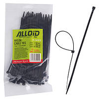 Хомут пластиковий Alloid 3.6 х 150 100 шт./пач чорний (PC-36150 B)