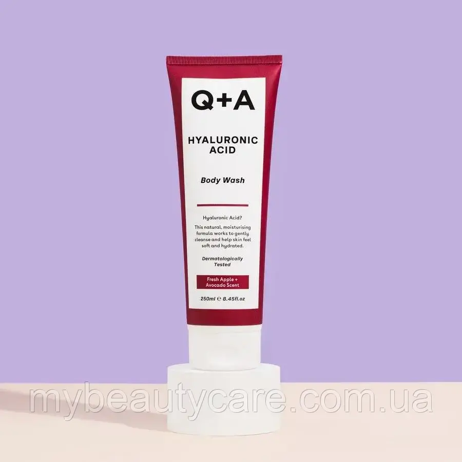 Очисний гель для тіла з гіалуроновою кислотою Q+A Hyaluronic Acid Body Wash