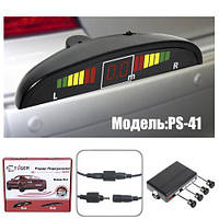 Парктронік TIGER PS-41/LED/4 датчика D=18 mm/конектор/black/black (PS-41)