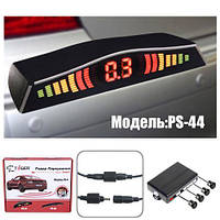 Парктронік TIGER PS-44/LED/4 датчики D = 18 mm/конектор/black/black
