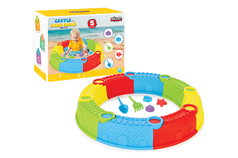 Складана пісочниця Castle Sand Mold Pilsan 063060