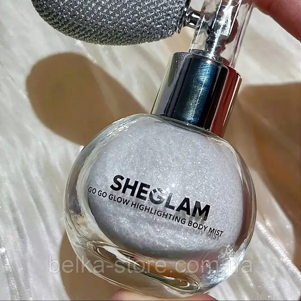 Хайлайтер-спрей для тіла Sheglam Срібло, фото 1