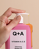Вітамінізована олія для душу Q+A Vitamin A.C.E Cleansing Shower Oil