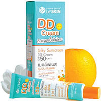 Солнцезащитный тональный DD крем с витамином С и ромашкой Le'SKIN Silky Sunscreen DD Cream SPF 50 PA++, 30 мл