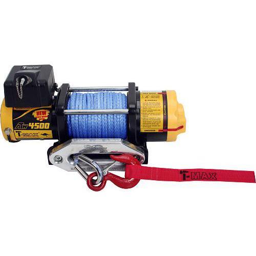 Лебідка ATWPRO-4500 12 В/2,04т 6.3 mm*15m/синт.трос (7241110)