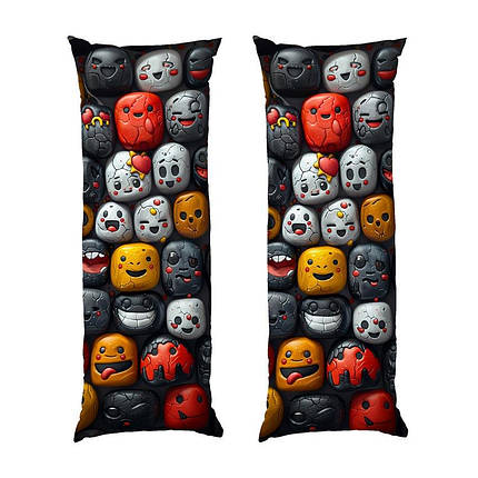 Дакімакура подушка-обіймашка «Обличчя Монстрів. Monsters Faces», фото 1