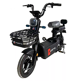 Велоскутер аккумуляторный Forte Lucky черный (500 Вт)