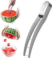 Нож для резки арбуза Watermelon Cutter, резак для нарезки кубиков из нержавеющей стали