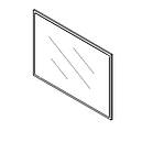 Дзеркало настінне в спальню з ЛДСП LUS110 Рутенія Gerbor Дуб артизан, фото 2