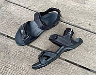 Мужские кожаные сандалии Adidas Код: F50-1 черн. Размеры: 40,41,42,43,44,45.