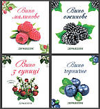 Наклейки для вина  під замовлення - 15 штук / мінімальний тираж одного виду - Смак уточнюйте в коментарях, фото 5