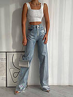 Женские джинсы Палаццо с высокой посадкой 34, 36, 38, 40, 42
