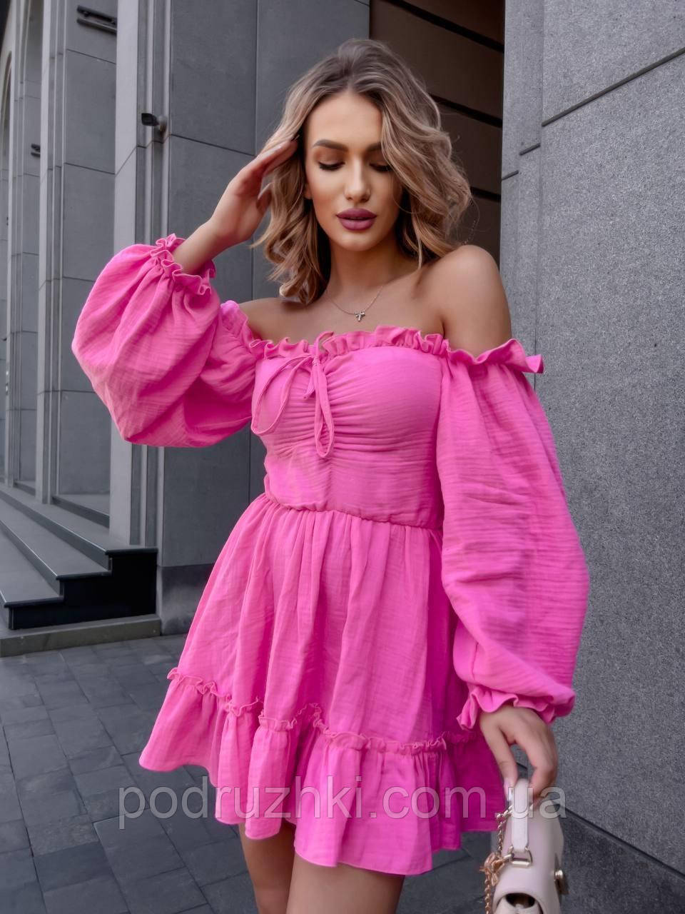 Жіноча ніжна сукня муслінова Розмір 42-44, 46-48, фото 1