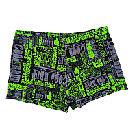 Детские плавки шорты боксёры для мальчиков 6-7 лет для плавания бассейна яркие рост 116/122 ATLEMP742 зелёные