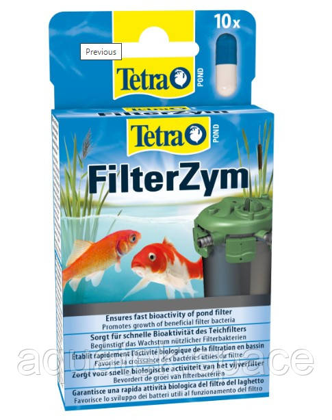 Tetra Pond FilterZym 10 капсул — прискорює роботу біофільтра