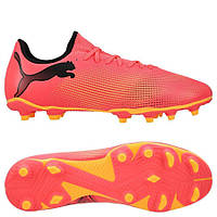 Футбольні бутси Puma Future 7 Play FG/AG 107723-03, Рожевий, Розмір (EU) — 40