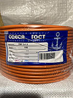 Провід, кабель ПВС 2х1.5 мідний круглий багатожильний Одеса ГОСТ (кратно 5 метрів)
